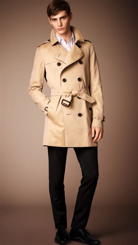 burberry vintage men's trench coat|Burberry kensington trench coat men.